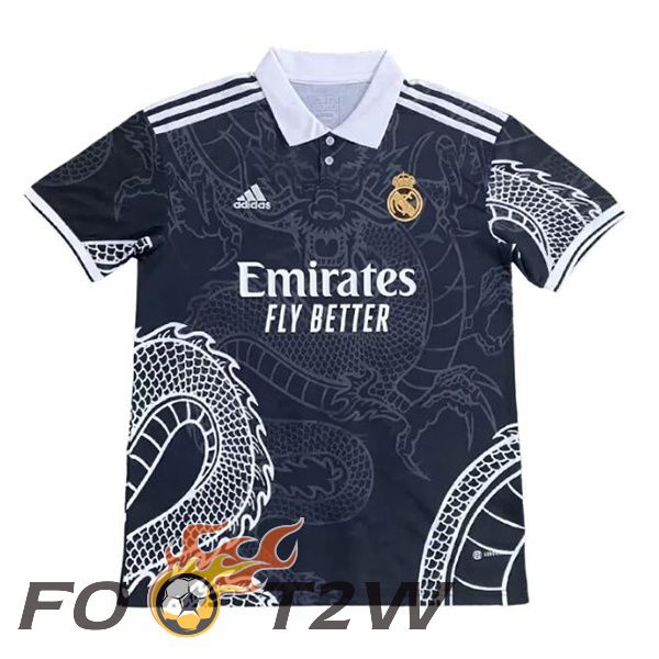 Maillot De Foot Real Madrid Édition Spéciale Noir 2023/2024