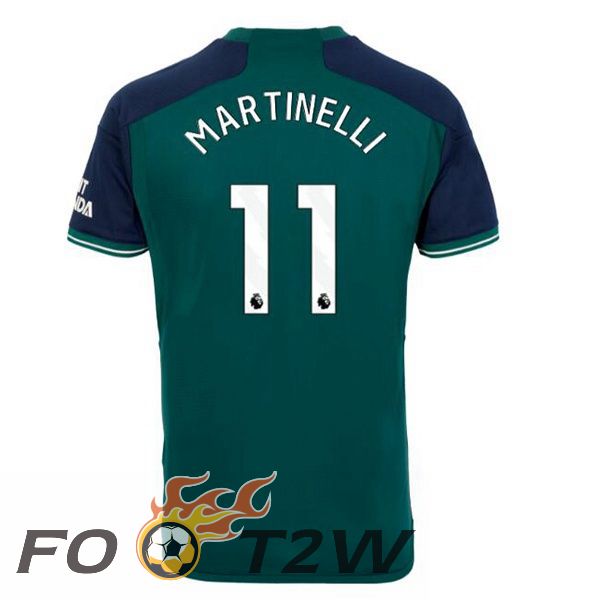 Maillot De Foot Arsenal (MARTINELLI 11) Third Vert 2023/2024