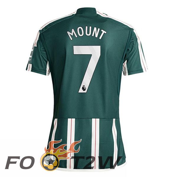 Maillot De Foot Manchester United (Mount 7) Exterieur Vert 2023/2024