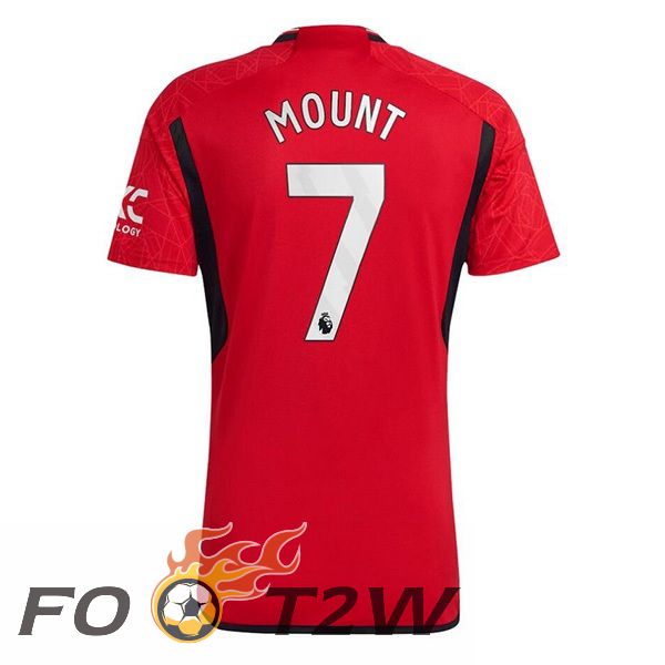 Maillot De Foot Manchester United (Mount 7) Domicile Rouge 2023/2024