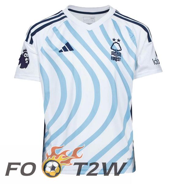 Maillot De Foot Nottingham Forest Exterieur Bleu Blanc 2023/2024