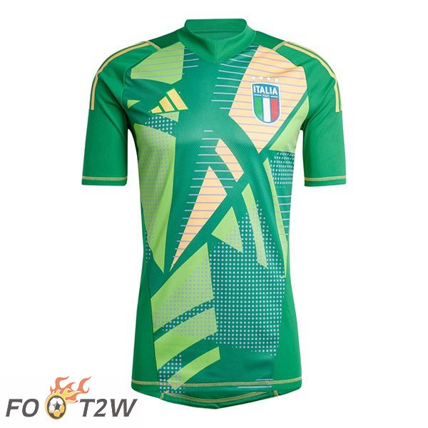 Maillot Equipe De Italie Gardien De but Vert UEFA Euro 2024