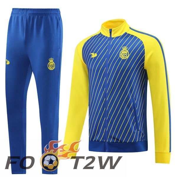 Ensemble Veste Survetement De Foot Al-Nassr FC Bleu 2023/2024