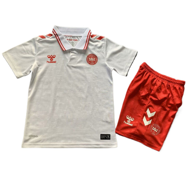 Maillot De Foot Danemark Enfant Exterieur UEFA Euro 2024