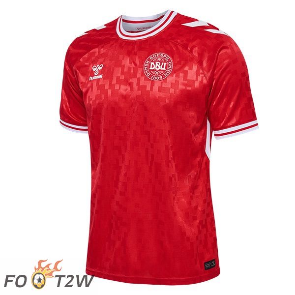 Maillot Equipe De Danemark Domicile Rouge 2024/2025