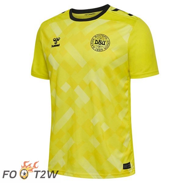 Maillot Equipe De Danemark Gardien De but Jaune 2024/2025