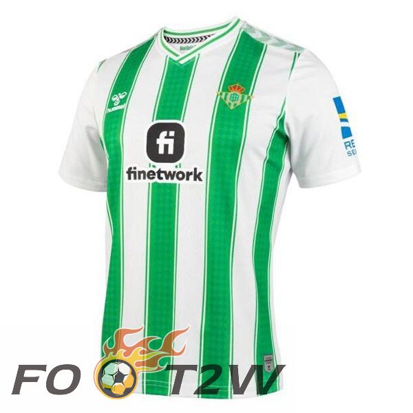 Maillot De Foot Real Betis Domicile Vert Blanc 2023/2024