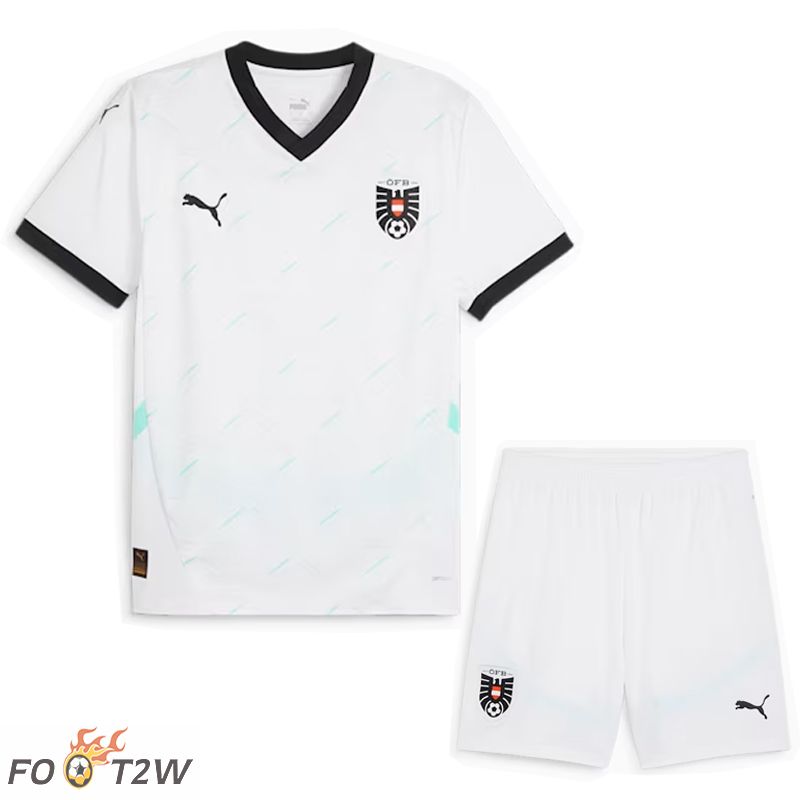 Ensemble Maillot Foot Autriche Exterieur + Shorts 2024/2025