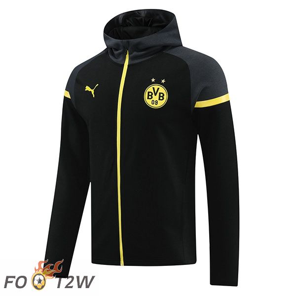 Sweat A Capuche Dortmund BVB Noir 2024/2025