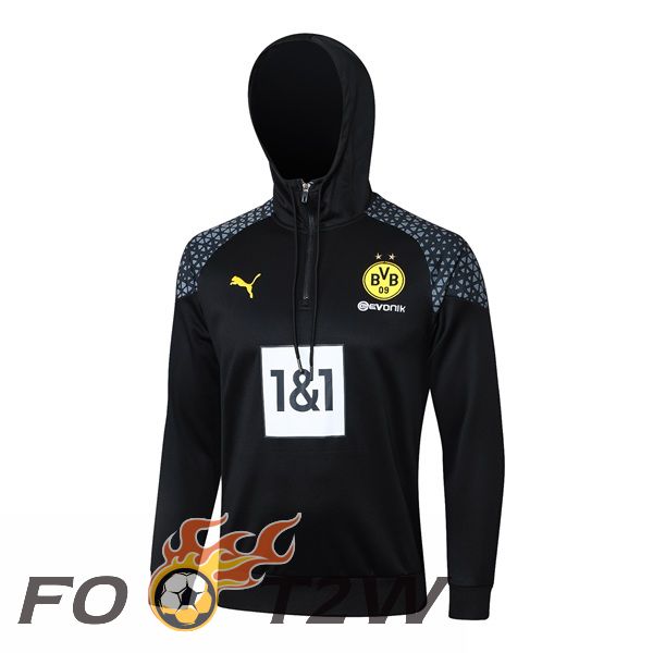 Sweat A Capuche Dortmund BVB Noir 2024/2025