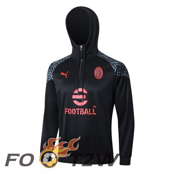 Sweat A Capuche AC Milan Noir 2024/2025