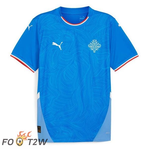 Maillot Equipe De Islande Domicile Bleu 2024/2025