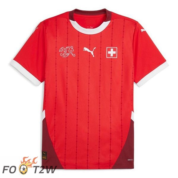 Maillot Equipe De Suisse Domicile Rouge 2024/2025