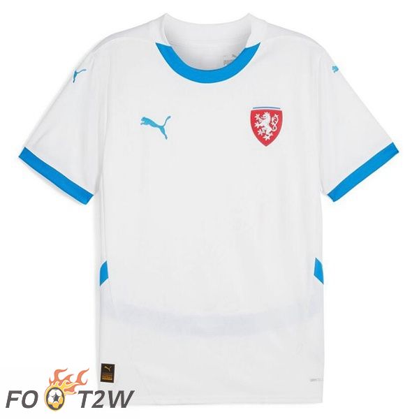 Maillot Equipe De Tchequie Exterieur Blanc 2024/2025