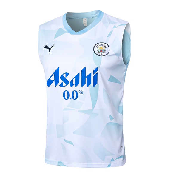 Gilet De Foot Manchester City Bleu Blanc 2024/2025