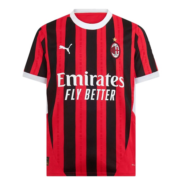 Maillot De Foot AC Milan Domicile Rouge Noir 2024/2025