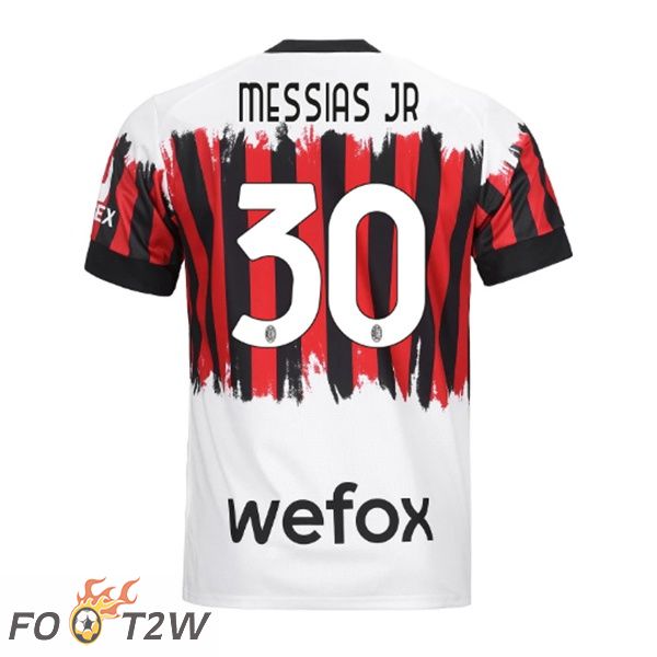 Maillot de Foot Milan AC (MESSIAS JR 30) Quatrieme 2021/2022