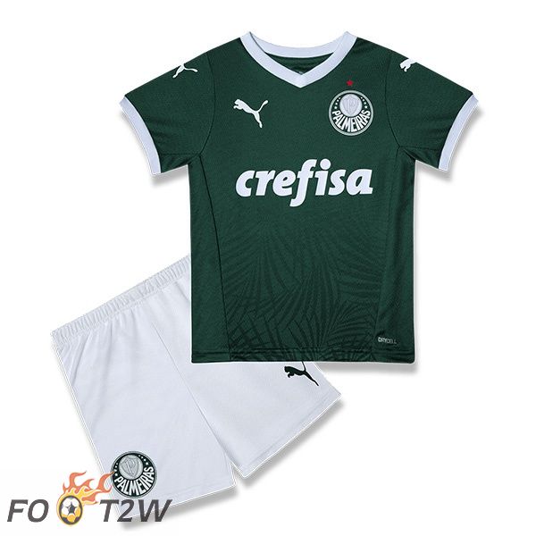 Maillot Foot Palmeiras Enfant Domicile Vert 22/23