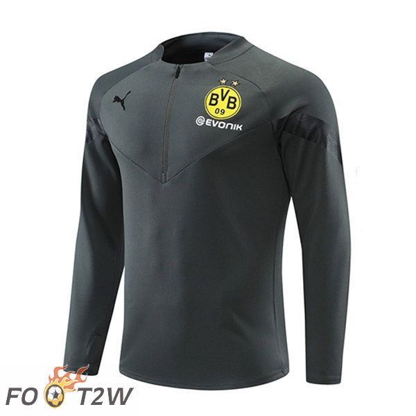 Training Sweatshirt Dortmund BVB Gris 2022/2023