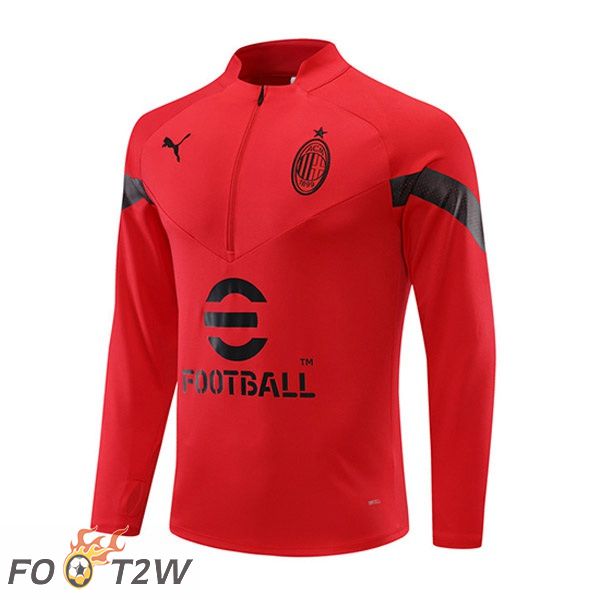 Training Sweatshirt AC Milan Rouge 2022/2023