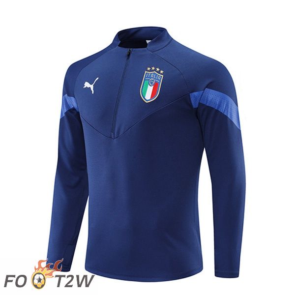 Training Sweatshirt Homme Italie Bleu Royal 22/23