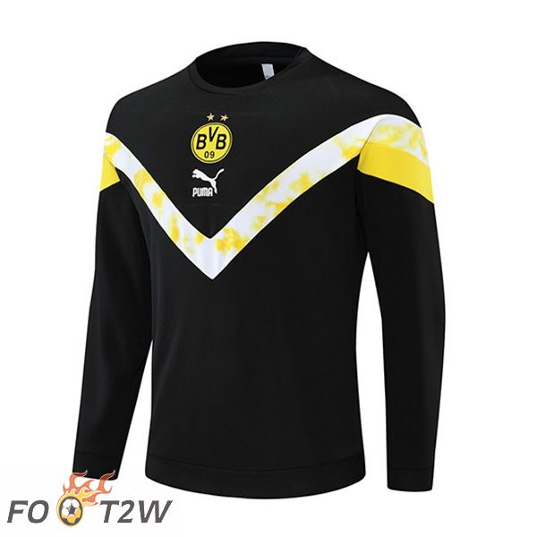 Training Sweatshirt Homme Dortmund BVB Noir 22/23