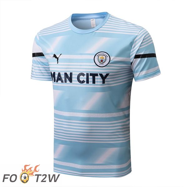 Training T-Shirts Manchester City Bleu 22/23