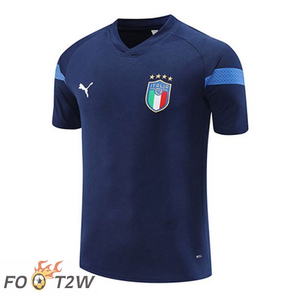 Training T-Shirts Italie Bleu Royal 2022/2023