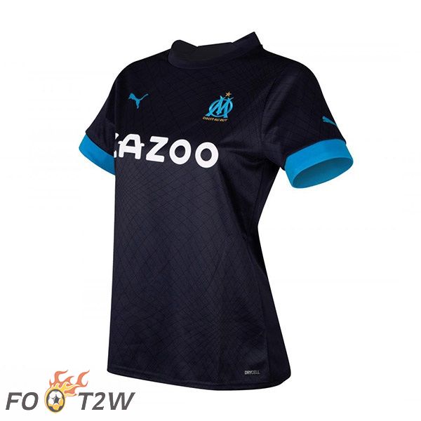 Maillot de Foot Marseille OM Femme Exterieur Noir 2022/2023