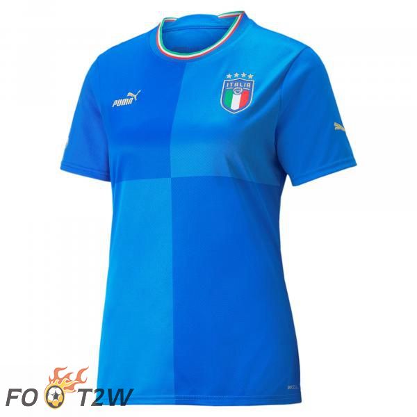 Maillot de Foot Italie Femme Domicile Bleu 2022/2023