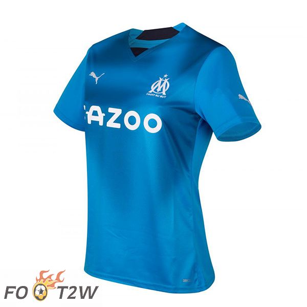 Maillot Foot Marseille OM Femme Third Bleu 2022/2023