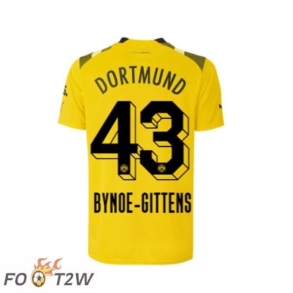 Maillot de Foot Dortmund BVB (Bynoe-Gittens 43) cup Jaune 2022/2023