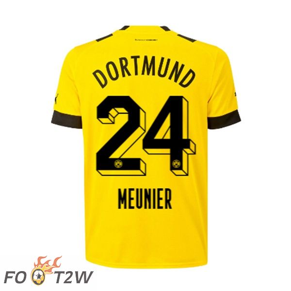 Maillot de Foot Dortmund BVB (Meunier 24) Domicile Jaune 2022/2023