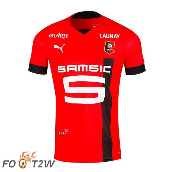 Maillot de Foot Stade Rennais Domicile Rouge 2022/2023