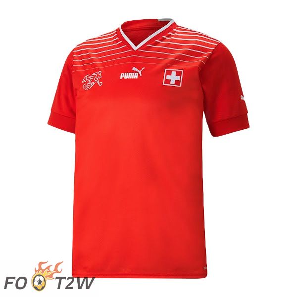 Maillot Equipe de Suisse Domicile Rouge 2022/2023