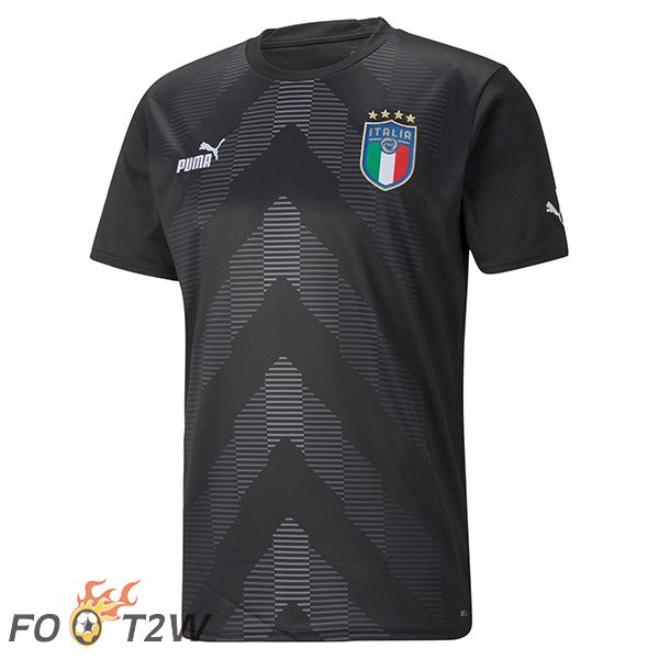 Maillot Equipe de Italie Gardien de but Noir 2022/2023