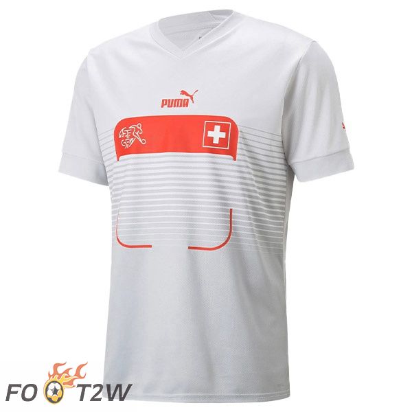 Maillot Equipe de Suisse Exterieur Blanc 2022/2023