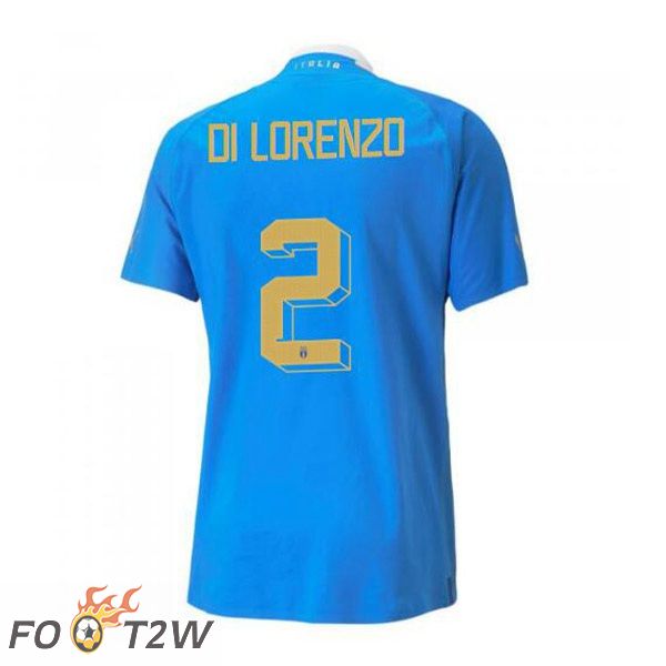 Maillot Foot Equipe de Italie（Di Lorenzo 2）Domicile Bleu 2022/2023