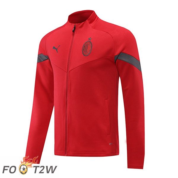 Veste Foot AC Milan Rouge 2022/2023