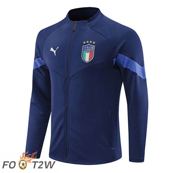 Veste Foot Italie Bleu Royal 2022/2023