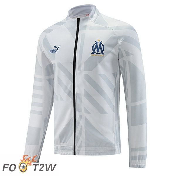 Veste De Foot Marseille OM Blanc 2022/2023