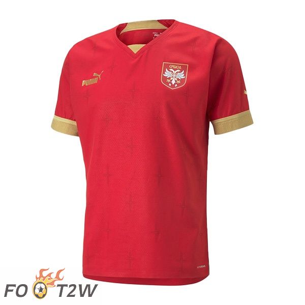 Maillot De Foot Serbie Domicile Rouge Coupe du monde 2022