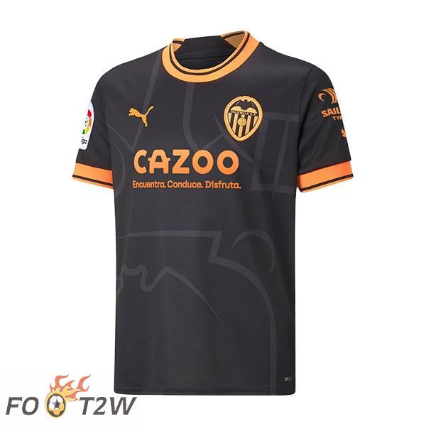 Maillot de Foot Valencia CF Exterieur Noir 2022/2023