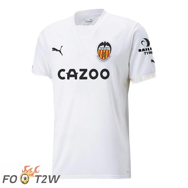 Maillot De Foot Valencia CF Domicile Blanc 22/23