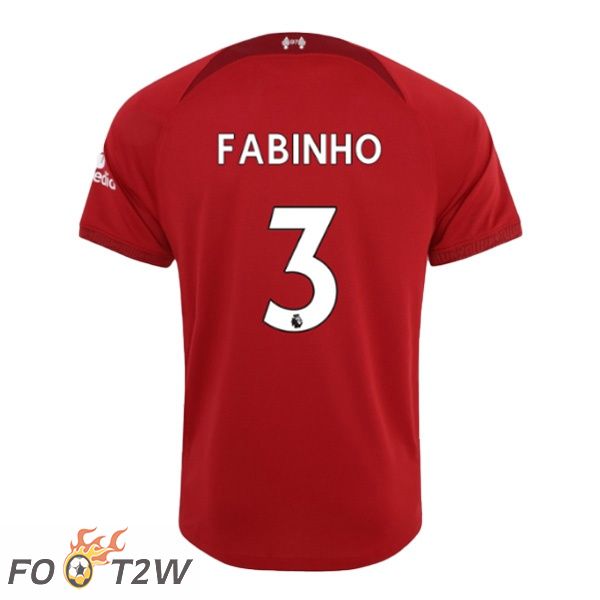 Maillot de Foot FC Liverpool (FABINHO 3) Domicile Rouge 2022/2023