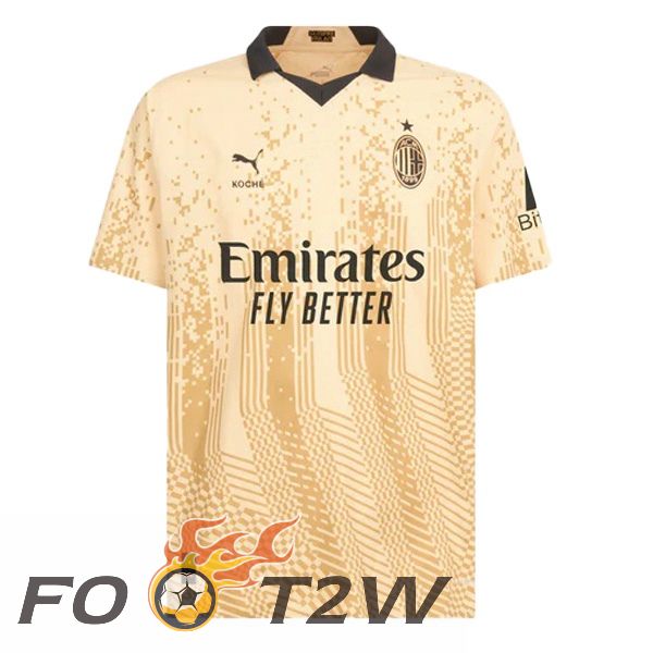 Maillot De Foot AC Milan Gardien de but Jaune 2022/2023