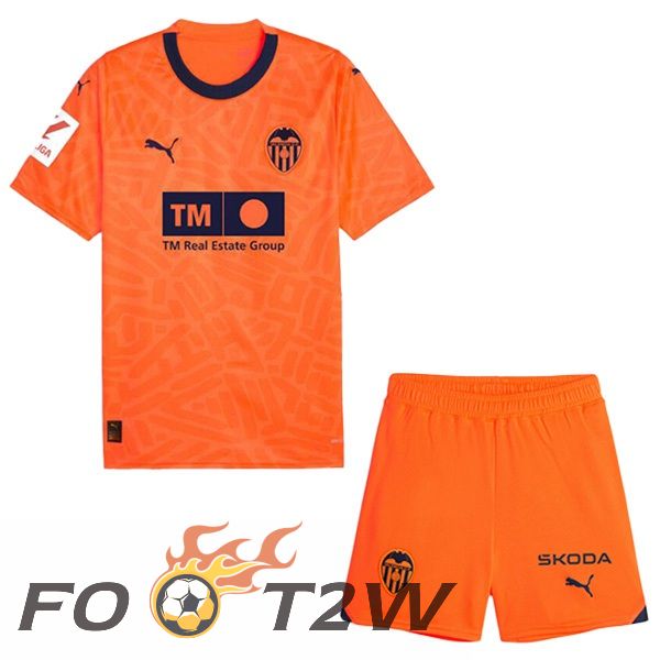 Maillot De Foot Valencia CF Enfant Third Orange 2023/2024