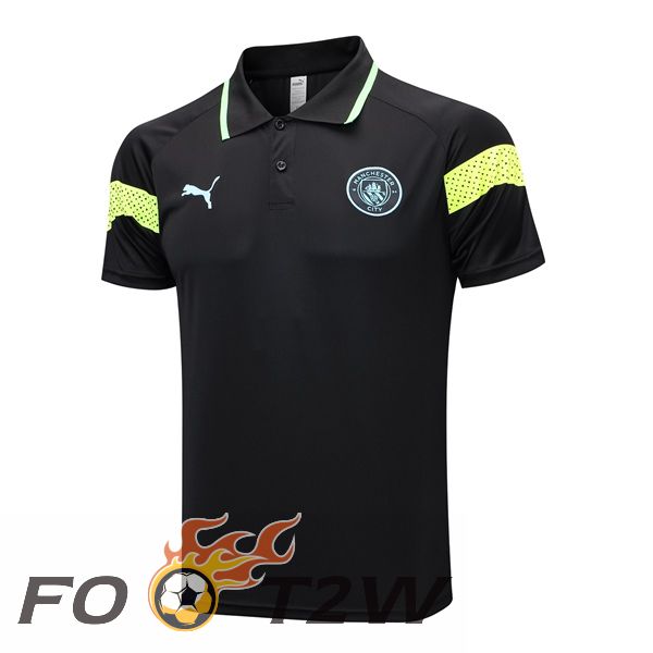 Polo Foot Manchester City Noir 2023/2024