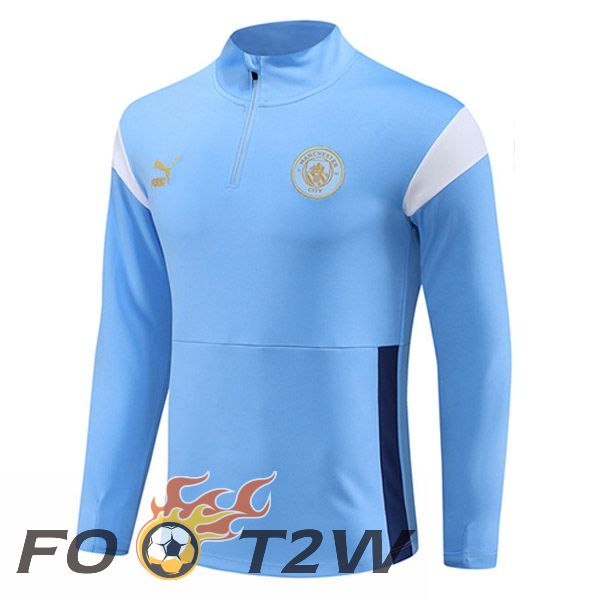 Training Sweatshirt Manchester City Bleu 2023/2024