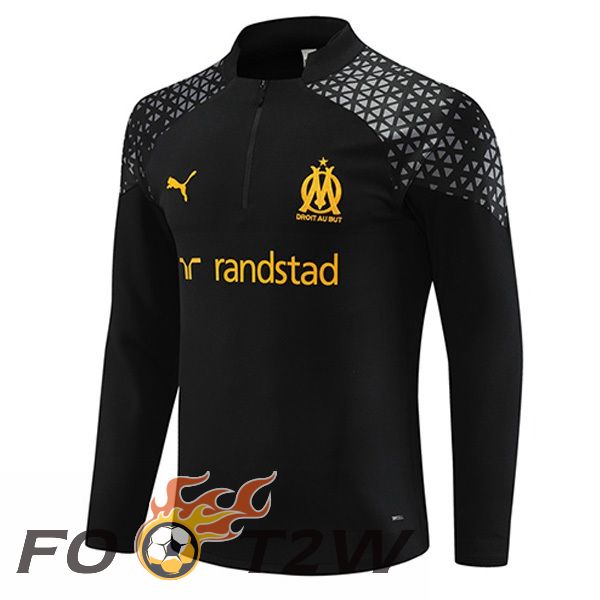 Training Sweatshirt Marseille OM Noir 2023/2024